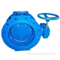 Double Eccentric Butterfly Valve with Flanges